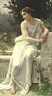 Guillaume Seignac Canvas Paintings - Young Woman of Pompeii on a Terrace